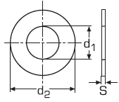 DIN 1052 Шайба плоская увеличенная подкладная для соединений деревянных элементов