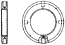 DIN 1816 Гайка круглая с радиальными отверстиями для штифтов и метрической мелкой резьбой ГОСТ 6393-73