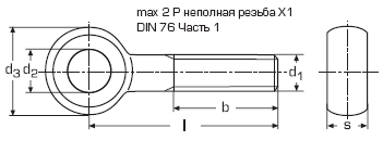DIN 444 Болт высокопрочный откидной ГОСТ 14724, ГОСТ 3033-79, крепления, м6 м8 м12 м16 м20